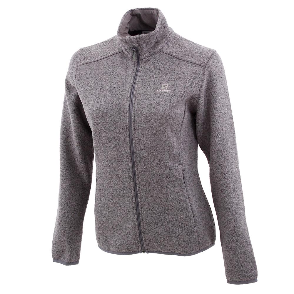 SALOMON BISTRA FZ W Philippines - Women's Jackets - Grey | 431960-KND